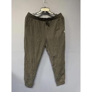 BALEAF Men’s Jogger Sweatpants Olive Green XL Cotton Blend Elastic Waist